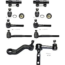 12-Piece Kit Front Suspension Kit, Rear Wheel Drive, with 12.5 (mm) Bracket Bolt Holes, with 7500 GVW,  Includes (4) Ball Joint, (1) Idler Arm, (1) Pitman Arm, (2) Tie Rod Adjusting Sleeve, and (4) Tie Rod End