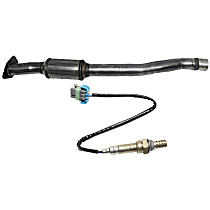 Rear Catalytic Converter Kit, Federal EPA Standard, 46-State Legal (Cannot ship to CA, CO, NY or ME), Direct Fit, includes Oxygen Sensor