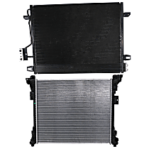 2-Piece Kit Radiator, 6 Cyl 3.6L, includes (1) A/C Condenser and (1) Radiator