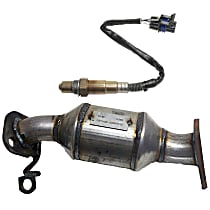 Front, Driver Side Catalytic Converter Kit with Oxygen Sensor, Federal EPA Standard, 46-State Legal (Cannot ship to CA, CO, NY or ME), Direct Fit