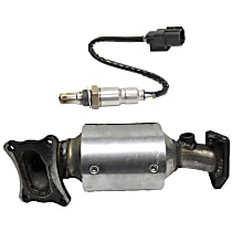 KIT-090523-70 Front, Passenger Side Catalytic Converter Kit, Federal EPA Standard, 46-State Legal (Cannot ship to CA, CO, NY or ME), Direct Fit, includes Oxygen Sensor