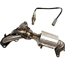 KIT-090523-90 Front Catalytic Converter Kit, Federal EPA Standard, 46-State Legal (Cannot ship to CA, CO, NY or ME), Direct Fit, includes Oxygen Sensor