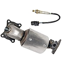 KIT-090523-93 Front, Driver Side Catalytic Converter Kit, Federal EPA Standard, 46-State Legal (Cannot ship to or be used in vehicles originally purchased in CA, CO, NY or ME), Direct Fit, includes Oxygen Sensor