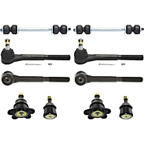 8-Piece Kit Front Suspension Kit, includes (4) Ball Joint, (2) Sway Bar Link, and (4) Tie Rod End