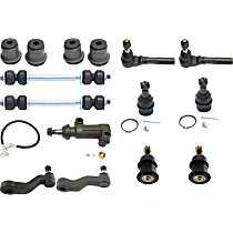 6-Piece Kit Front, Driver and Passenger Side Suspension with Ball Joints and Sway Bar Links