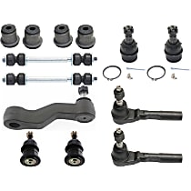 Front Suspension Kit, includes Ball Joint, Control Arm Bushing, Idler Arm, Sway Bar Link, and Tie Rod End