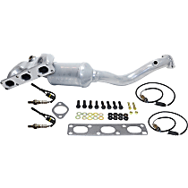 Front Catalytic Converter Kit, Federal EPA Standard, 46-State Legal (Cannot ship to or be used in vehicles originally purchased in CA, CO, NY or ME), includes Oxygen Sensors