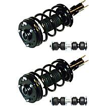 4-Piece Kit Front, Driver and Passenger Side Suspension Kit Includes Loaded Struts and Sway Bar Links