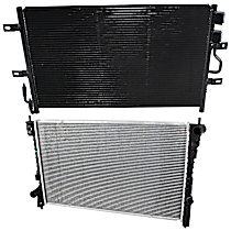 2-Piece Kit Radiator, 3.5L 6Cyl,  Includes (1) A/C Condenser and (1) Radiator