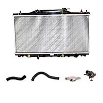 5-Piece Kit Radiator, Automatic Transmission, 2.0L 4Cyl,  Includes (1) Radiator, (1) Radiator Cap, (2) Radiator Hose, and (1) Thermostat