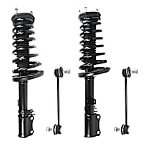 4-Piece Kit Rear, Driver and Passenger Side Suspension Includes Loaded Struts and Sway Bar Links