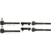 6-Piece Kit Front Suspension Kit, RWD, With 11/16 (in) x 18 Threads, includes (2) Tie Rod Adjusting Sleeve and (4) Tie Rod End