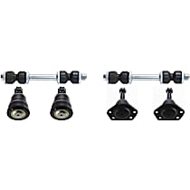 6-Piece Kit Front, Driver and Passenger Side Suspension with Ball Joints and Sway Bar Links