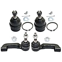 4-Piece Kit Front, Driver and Passenger Side Suspension, includes Ball Joint and Tie Rod End