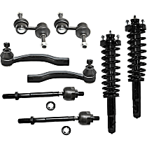 8-Piece Kit Front Suspension Kit,  Includes (2) Loaded Strut, (2) Sway Bar Link, and (4) Tie Rod End