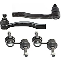 4-Piece Kit Front Suspension Kit,  Includes (2) Sway Bar Link and (2) Tie Rod End