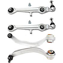 4-Piece Kit Front, Driver and Passenger Side, Lower, Rearward Control Arm, AWD, includes (2) Control Arm and (2) Lateral Link