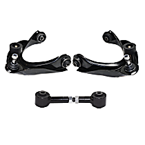 4-Piece Kit Rear, Driver and Passenger Side, Lower, Frontward Control Arm, includes Control Arm and Lateral Link