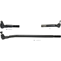 3-Piece Kit Front, Passenger Side Drag Link, Adjustable, includes Tie Rod Ends