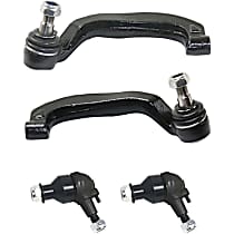 4-Piece Kit Front, Driver and Passenger Side Suspension Includes  Ball Joints and Tie Rod Ends