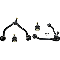 4-Piece Kit Front, Driver and Passenger Side, Upper Control Arm Kit, Includes (2) Ball Joint and (2) Control Arm
