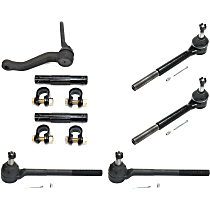 7-Piece Kit Front, Driver and Passenger Side Suspension, includes Idler Arm, Tie Rod Adjusting Sleeve, and Tie Rod End
