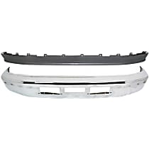 2-Piece Kit Front For Models With Bumper Cut Outs, Without Lightning Package, Chrome, Includes (1) Bumper and (1) Valance
