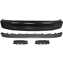 4-Piece Kit, Front Bumper, Painted Black, Includes (1) Bumper, (2) Bumper Bracket, and (1) Valance