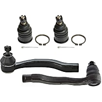 4-Piece Kit Front, Driver and Passenger Side Suspension, includes Ball Joint and Tie Rod End