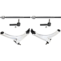 Front, Driver and Passenger Side, Lower Control Arm Kit, Front Wheel Drive, For Models With FE3 Suspension, includes Tie Rod Ends