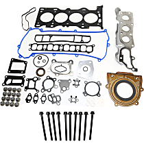 11-Piece Kit Engine Gasket Set, Overhaul, 4 Cyl 2.3L, Engine Designation: MZR, Turbocharged, DOHC, 16 Valve, Includes (1) Cylinder Head Bolt and (1) Engine Gasket Set