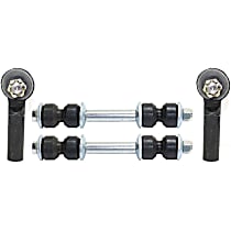 4-Piece Kit Front, Driver and Passenger Side Suspension, includes Sway Bar Link and Tie Rod End