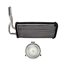 2-Piece Kit Heater Core, includes (1) Blower Motor and (1) Heater Core