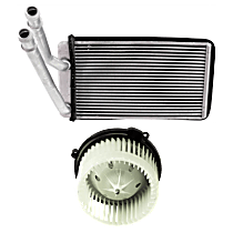 2-Piece Kit Heater Core, includes (1) Blower Motor and (1) Heater Core