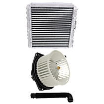 2-Piece Kit Heater Core, includes (1) Blower Motor and (1) Heater Core