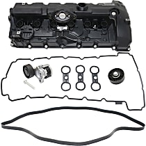 4-Piece Kit Timing Belt, includes Accessory Belt Tensioner, Drive Belt, Timing Belt Idler Pulley, Valve Cover