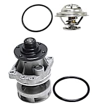 2-Piece Kit Water Pump Kit, With Gasket, includes Thermostat