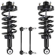 4-Piece Kit Rear Suspension Kit, For Models With 119 Wheelbase, includes (2) Loaded Strut and (2) Sway Bar Link