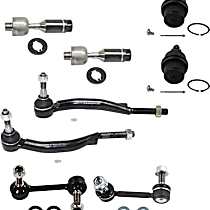 8-Piece Kit Front, Driver and Passenger Side Suspension Includes Ball Joints, Sway Bar Links, and Tie Rod Ends, Includes 16mm Tie Rod Thread