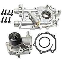 2-Piece Kit Oil Pump, engdesig: EJ253, SOHC, 16 Valves, 2.5L 4Cyl,  Includes (1) Oil Pump and (1) Water Pump