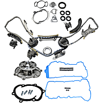 Timing Chain Kit, includes Timing Cover Gasket, Valve Cover Gasket, and Water Pump