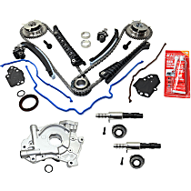 4-Piece Kit Timing Chain, includes Oil Pump and Variable Timing Solenoids