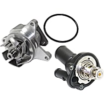 Water Pump Kit, With Gasket, includes Thermostat Housing
