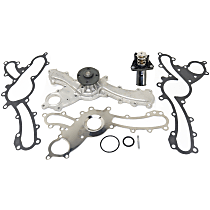 Water Pump Kit, With Gasket, includes Thermostat Housing