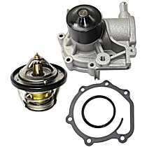2-Piece Kit Water Pump, Manual Transaxle, New, 2.5L 4Cyl,  Includes (1) Thermostat and (1) Water Pump