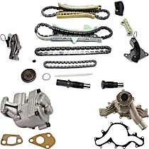 3-Piece Kit Timing Chain, includes Oil Pump and Water Pump