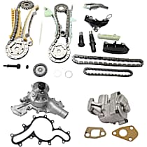 3-Piece Kit Timing Chain, includes Oil Pump, and Water Pump