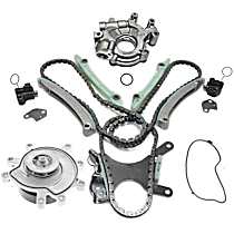 3-Piece Kit Timing Chain, includes Oil Pump and Water Pump