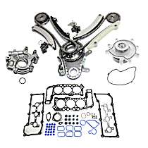 4-Piece Kit Timing Chain, includes Head Gasket Set, Oil Pump, and Water Pump