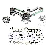 4-Piece Kit Timing Chain, includes Head Gasket Set, Oil Pump, and Water Pump